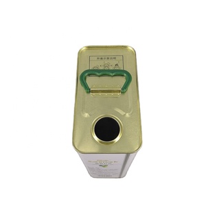 Lata Cuadrada Vacía de Hojalata para Aceite de Oliva, para Cocinar y Alimentos - Product Image 3