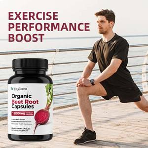 Tùy chỉnh củ cải bổ sung cho người lớn mạch máu bảo trì sức khỏe tập thể dục hiệu suất tăng Hữu Cơ củ cải gốc viên nang - Product Image 4