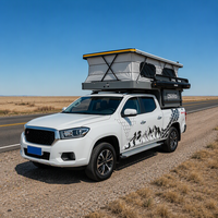 Meilleures remorques de voyage modernes légères en aluminium et tissu Oxford avec lit pour camion tout-terrain