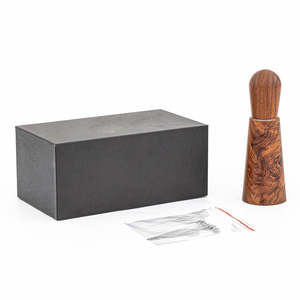 Herramienta WDT de Acero Inoxidable Reutilizable, Distribuidor de Café con Base para Agitar Polvo Suelto - Product Image 5