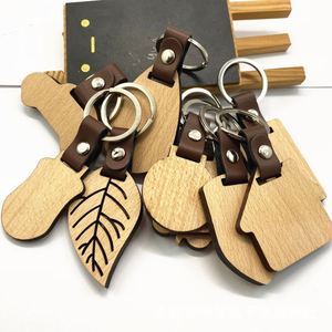 Llavero de Madera Ecológico Personalizado de Fábrica, Regalo Promocional, Grabado Láser, Recuerdo de Cumpleaños - Product Image 3