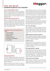 เมกไก ยูเอส สำหรับเมกเกอร์ ทรู1 ซีรีส์ ทรู1-แอดวี โปร เครื่องมือทดสอบอัตราส่วนแรงดันไฟฟ้าของหม้อแปลง - Product Image 5