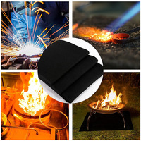 100% feutre ignifuge en laine pour le soudage de la climatisation coussin d'isolation ignifuge prévention de la torche flamme résistante au feu