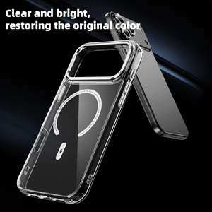 HMJ Chine étui de téléphone fabricant TPU Transparent magnétique housse de téléphone Funda Para De <span class=keywords><strong>Tel</strong></span>éfono pour iphone 17 16 Pro Max - Product Image 4