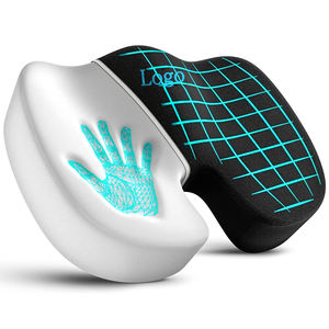 Cojín de asiento de espuma de memoria caliente portátil para uso en oficina Alivia el dolor de coxis en la meditación y el uso del automóvil - Product Image 6