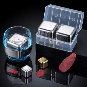 Cheap 8PCS <span class=keywords><strong>Whisky</strong></span> Stones y <span class=keywords><strong>Whisky</strong></span> Cubes Bandeja y Ice Tong Bundle para Black Bottle Black Velvet Bladnoch - Product Image 3