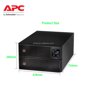 APC UPS SURT8000UXI-CH thông minh-ups RT 6U Rack 3 dây mà không cần pin nội bộ đơn vị 8000va 230V 380V APC thông minh UPS SRT 8KVA - Product Image 4