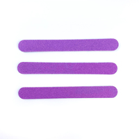 Lima de uñas de madera de doble cara desechable al por mayor para manicura de pies y manos