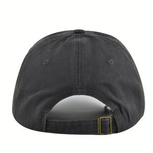 Nouvelle casquette de baseball unie déchirée en coton délavé vintage avec trous usés, respirante et ajustable pour hommes et femmes - Product Image 5
