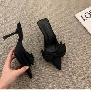 Chaussures pour femmes à bout ouvert à talons hauts, tendance mode été 2024, polyvalentes, décontractées, en plein air, vente en gros - Product Image 2