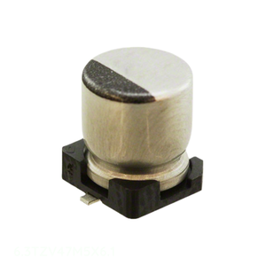 Distribuidor Autorizado 6.3TZV47M5X6.1 Condensador SMD de Aluminio de Montaje en Superficie de 47 uF 20% 6.3V - Product Image 1