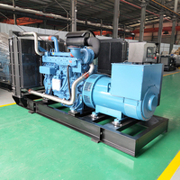 Generador Diésel de Bastidor Abierto GERALL 625kVA, Grupo Electrógeno de Reserva 500kW, Arranque Automático, 561 1500rpm, 400V/380V 50Hz, Refrigerado por Agua, ATS