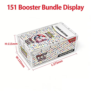 Boîte de protection en acrylique pour <span class=keywords><strong>10</strong></span> paquets de boosters Pokémon TCG151 - Product Image 5