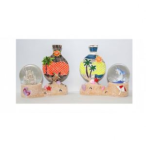 Custom Home Decor <b>Animal</b> Figurines Colorful Snow Globe Sculpture Table Art Decor Resin Crafts Ornaments <b>Crystal</b> Water Globe - Product Image 1