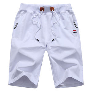 Pantaloncini da spiaggia estivi classici da <span class=keywords><strong>uomo</strong></span> con decorazione Vintage <span class=keywords><strong>bermuda</strong></span> <span class=keywords><strong>Casual</strong></span> in nero - Product Image 2