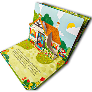 Impression personnalisée à <span class=keywords><strong>la</strong></span> demande Petit <span class=keywords><strong>Chaperon</strong></span> <span class=keywords><strong>Rouge</strong></span> Popup Livre à impression éducative 3d Pop up Livres d'histoires pour enfants en anglais - Product Image 4