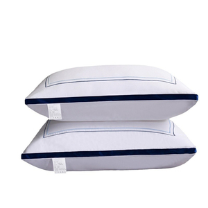 <span class=keywords><strong>Oreiller</strong></span> <span class=keywords><strong>de</strong></span> lit d'<span class=keywords><strong>hôtel</strong></span> <span class=keywords><strong>haut</strong></span> <span class=keywords><strong>de</strong></span> <span class=keywords><strong>gamme</strong></span> en microfibre 3D, motif uni brodé, écologique, pour le soutien du cou, moelleux et doux, alternative aux oreillers traditionnels - Product Image 1