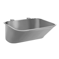 Bol unique de haute qualité en acier inoxydable 304 brosse murale utilitaire buanderie évier de cuisine ensemble avec planche à laver