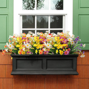 Floson - Flor de Margarita Artificial de Seda China, Duradera y de Fácil Cuidado, Resistente a la Decoloración, Planta Artificial para Interiores, Decoración de Ventanas del Hogar - Product Image 3