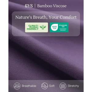 Ensemble de pyjama en viscose de bambou pour femmes, haut à manches courtes avec pantalon, 2 pièces, vêtements de nuit confortables et doux - Product Image 6