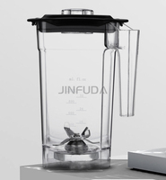 Blender Es Komersial Berkualitas Tinggi dengan Penutup Kedap Suara, Pembuat Smoothie Tugas Berat untuk Kafe, Kedai Teh Susu & Jus