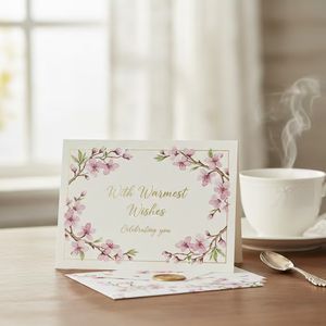 Kartu Ucapan Terima Kasih Kertas Berlapis 400gsm Custom, Cetak CMYK, Ukuran Custom, Logo, Kartu Ucapan Tebal, Paket Promosi - Product Image 3