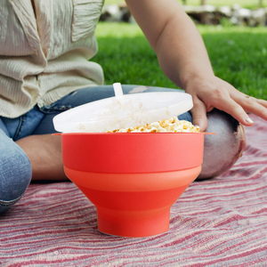 Nhà bếp lò vi sóng lớn bỏng ngô Maker Silicone bỏng ngô Popper lò vi sóng ráp bát với nắp lò vi sóng bỏng ngô Bát - Product Image 5