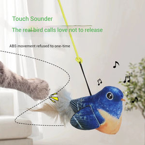 Een Kattenspeelgoedvogel Maakt Een Geluid Dat Een Gesimuleerde Kat-Plagerige Stok Wordt Genoemd - Product Image 3