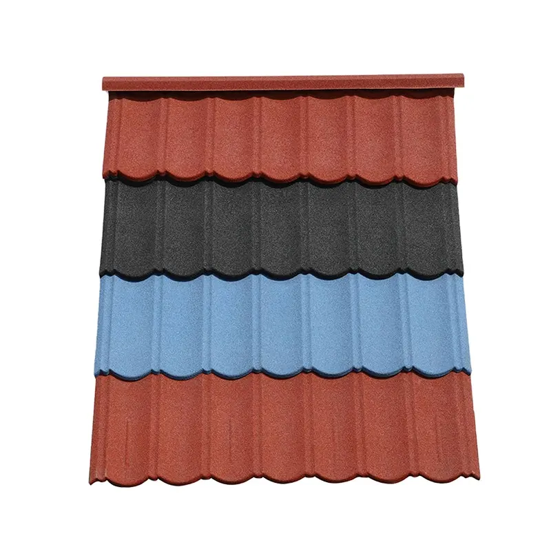 Hot Sale Addis Ababa Stone Coated Metal Villa Roof Tile New Zealand Corrugated Galvanized Lightweight Roofing Steel Sheets Price