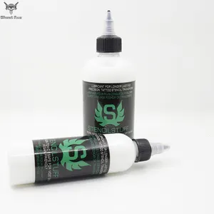 Ghostaxe120/250ML profesyonel dövme Stencil şeyler uzun ömürlü jel toksik olmayan Transfer formülü 4oz/8oz dövme mürekkep güzellik aracı