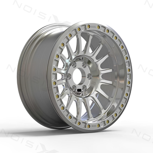 ล้อฟอร์จ Beadlock ขนาด 18x9 20x9  6x135 6x139.7 6x165.1  ขัดเงาแบบ Brushed  ตกแต่งพิเศษสำหรับ Nissan Ford F150 Chevy GMC สไตล์ KMC - Product Image 2