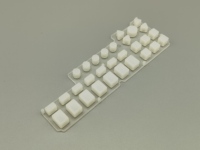 Touches de clavier en plastique Silicone personnalisées de haute précision ouverture de moule professionnelle pour les industries de bureau de musique ESports pour les consommateurs