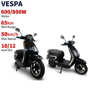 2024 modern electric motorbike 10/12inch 600W/800W 50km/h speed 65km range retro electric moped electric motorcycle