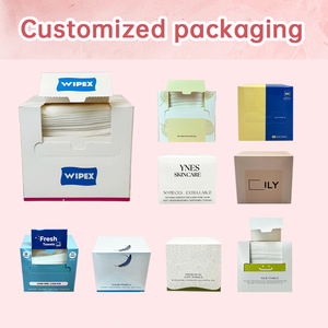 Serviettes faciales jetables non tissées sans peluches Wipex, douces et lavables, pour le <span class=keywords><strong>visage</strong></span>, le spa, les salons de beauté, à usage unique, lingettes nettoyantes - Product Image 2