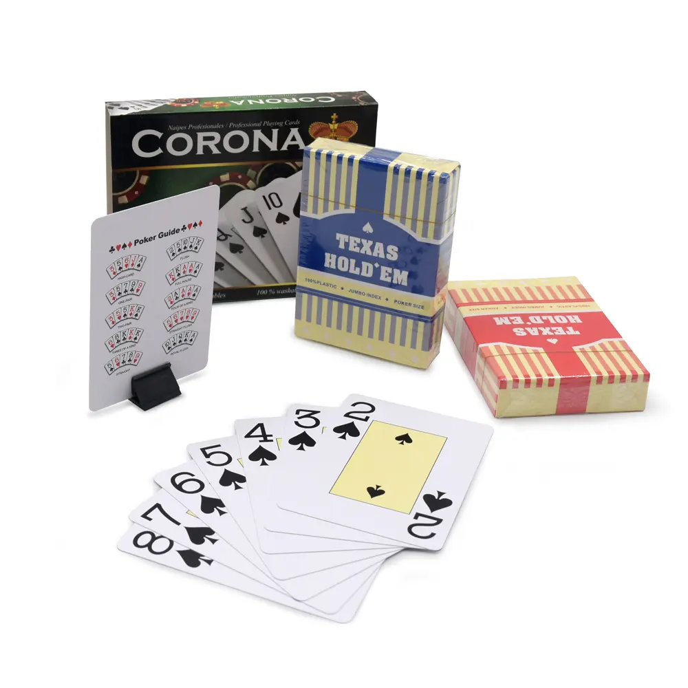 Carte da gioco con mazzo di carta con Logo personalizzato all'ingrosso di Poker magico per casinò per adulti con stampa personalizzata davanti e dietro