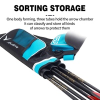 Sac de chasse pour arc recurve et flèches SPG Arrow Quiver, 3 tubes, poche de ceinture en plastique personnalisée, porte-flèches portable pour la hanche
