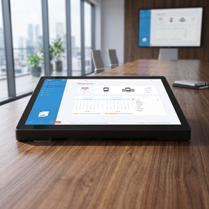 OEM Custom 10.1 Inch Android Touch Panel NFC Desktop Feedback Meeting Room Display for Enterprise - Product Image 1