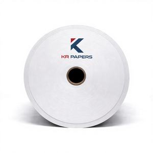 Papier de base pour assiettes KR Stiffone, écologique, de qualité alimentaire, biodégradable, en papier vierge, pour assiettes jetables, estampage à chaud en feuille d'or - Product Image 1