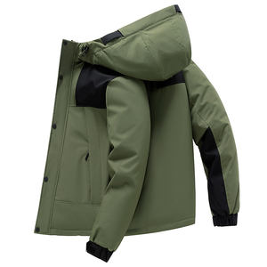 Veste tendance printemps-automne pour hommes, veste imperméable coupe-vent pour sports de plein air, veste à capuche pour loisirs et sports, à la mode - Product Image 1