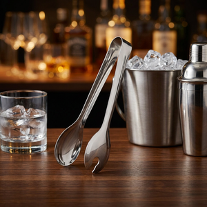 Stainless Steel Eco-Friendly Ice Tongs Minimalist <b>Bar</b> <b>Tools</b> Durable Handle From Rajasthan for <b>Bar</b> Use - Product Image 4