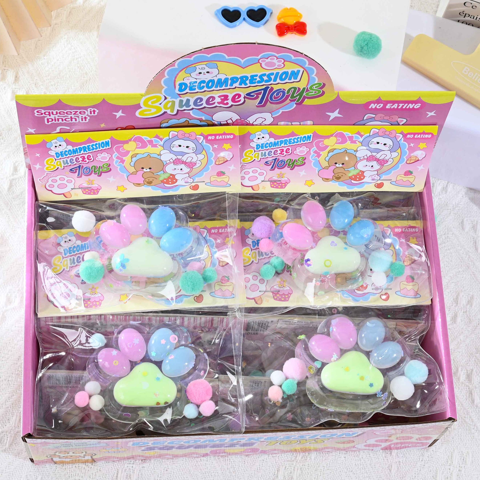สีเขียวคริสตัล 7.5*6.5ซม. 55ก