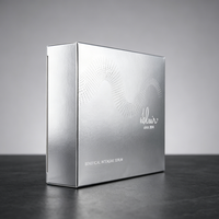 Boîte d'emballage médical en argent métallisé gaufré, boîte de consommables médicaux stériles avec plateau en blister PET pour flacons médicaux à usage unique
