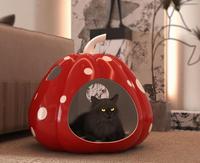 Meubles de luxe pour animaux de compagnie maison pour chien lit pour animaux de compagnie maison pour chat-série citrouille