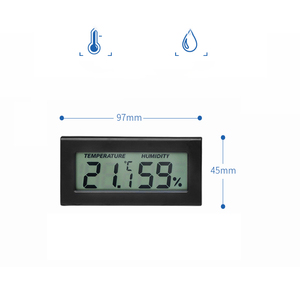 Mini Monitor de Temperatura y Humedad Interior Portátil, Termómetro Digital LCD, Higrómetro para el Hogar, Regalo Promocional - Product Image 2