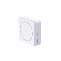Support de chargeur sans fil magnétique en alliage de zinc MC37 2 en 1, station de charge double pour iPhone, pour montre connectée