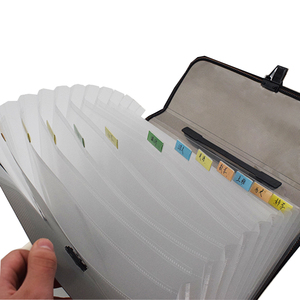 Chất lượng cao bán buôn đa chức năng PP mở rộng thư mục tập tin với đầy màu sắc nhãn nộp hồ sơ sản phẩm - Product Image 2