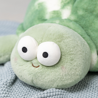 Poupées tortue en coton doux Kawaii, jouet de couchage lesté en peluche animale pour fêtes d'anniversaire à la mode