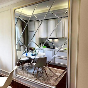 Gương kính hình vuông thủ công, gương trang trí nhỏ, dải gương kính, gạch khảm gương hình vuông kiểu Hồi giáo - Product Image 5