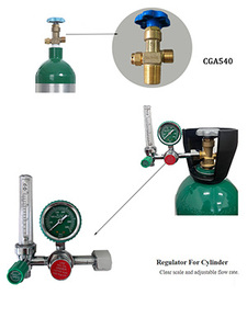 Bouteille de gaz oxygène en aluminium médical 150 bar 200 bar, certifiée CE, pour équipement de thérapie respiratoire, directement de l'usine - Product Image 6