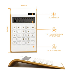 कस्टम लोगो अल्ट्रा पतला गोल्ड फ्रेम सौर संचालित दोहरी शक्ति 12-अंकों का डेस्कटॉप कैलकुलेटर प्रचार उपहार के लिए - Product Image 4